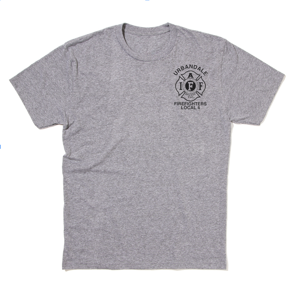 Urbandale Fire Dept. Shirt - Black Ink